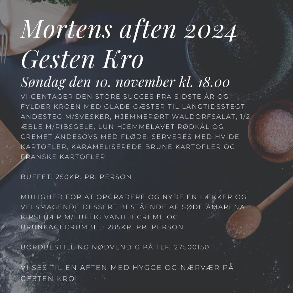 mortens aften gesten kro